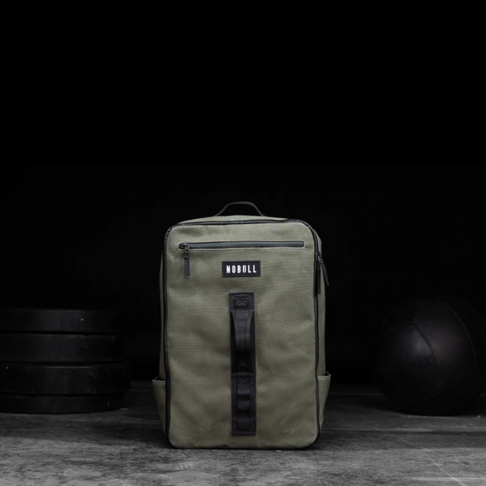 NoBull waxed canvas backpack